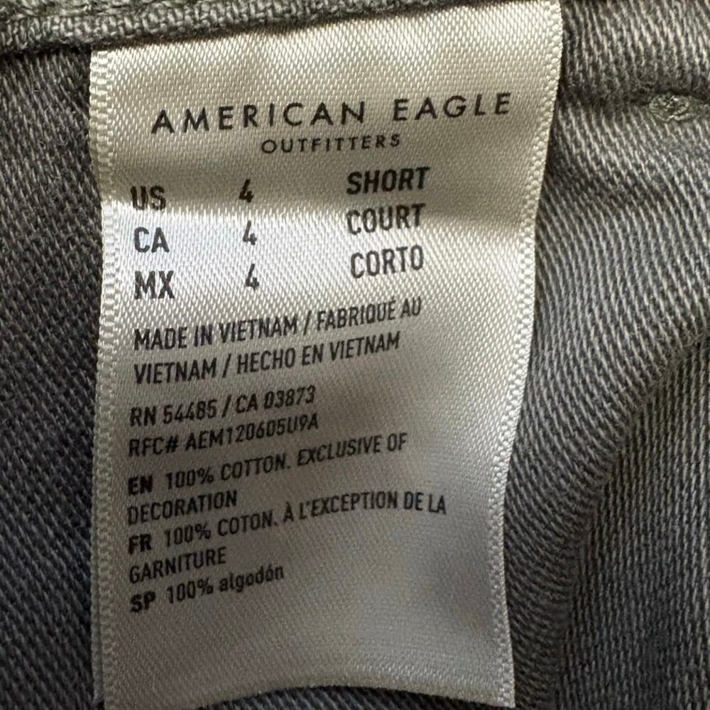 American Eagle Olive Utility Pants Button Fly Tapered Size 4 S NEW Gorpcore - Picture 9 of 9